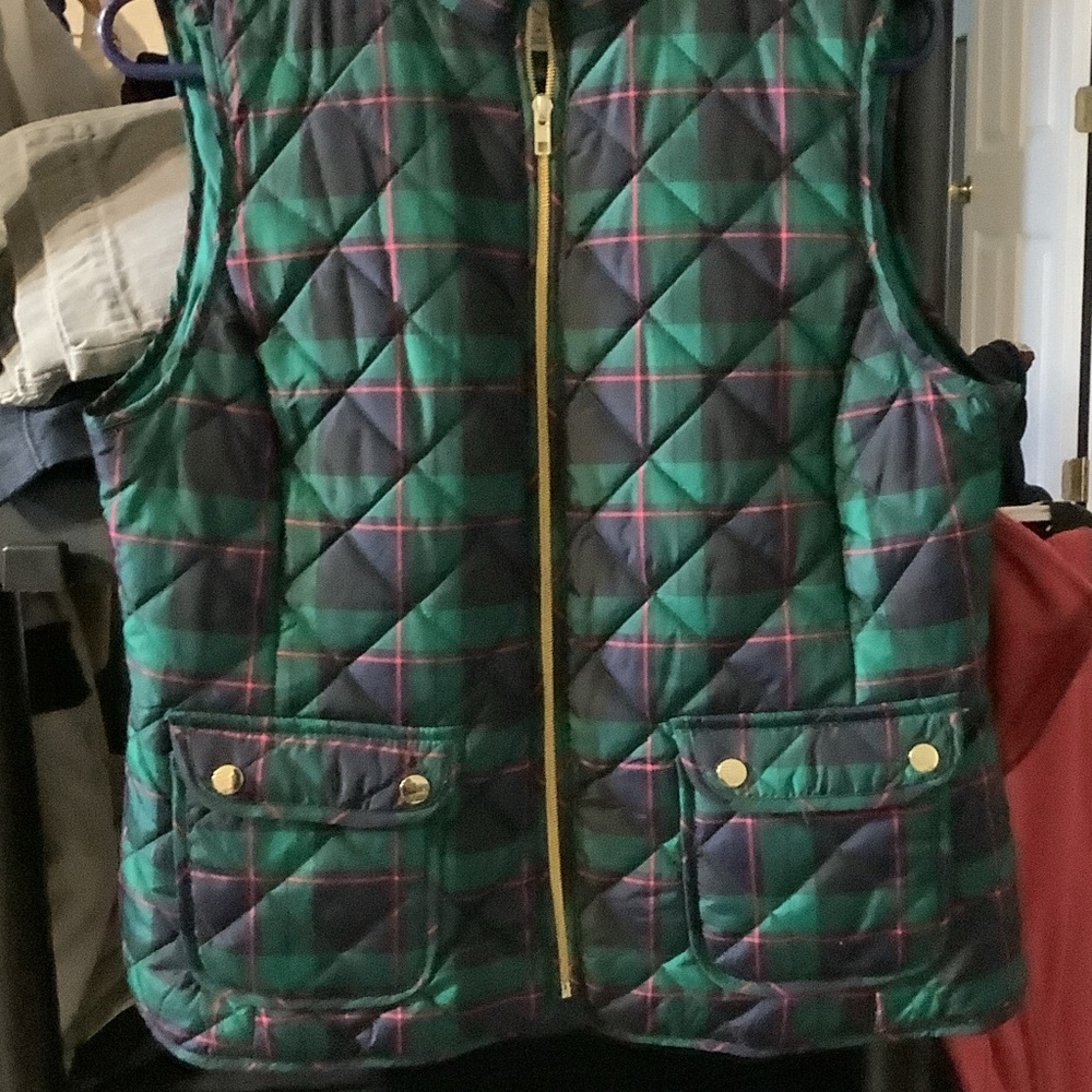 St. John's‎ Bay Green Quilted Vest